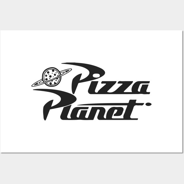 Pizza Planet Tribute - Fan Movie Theater Pizza Planet Movie Tribute - Pizza Planet best Tribute and Designs Piza Pitza Pitsa Planet Tribute - Pizza Lover Pizza Slice - Pizza and Chill Wall Art by TributeDesigns